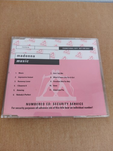 Madonna music cd - madonna,
