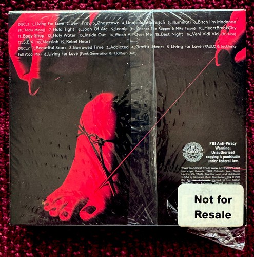 Madonna rebel heart limited - cd,