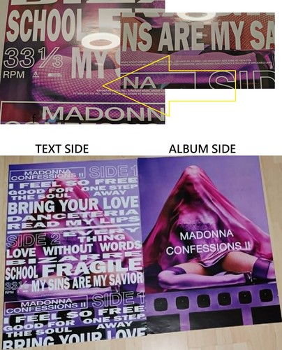 Poster madonna confessioni - madonna, ii