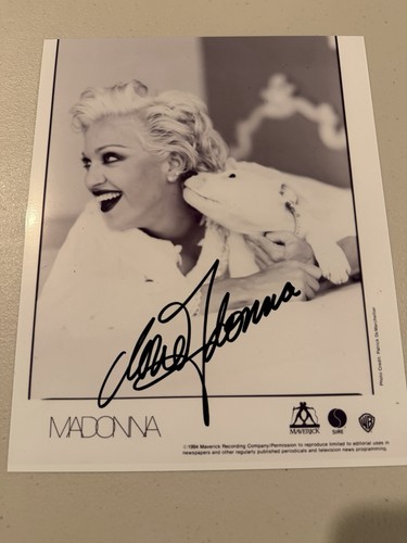 Foto promo madonna - promo, firmata