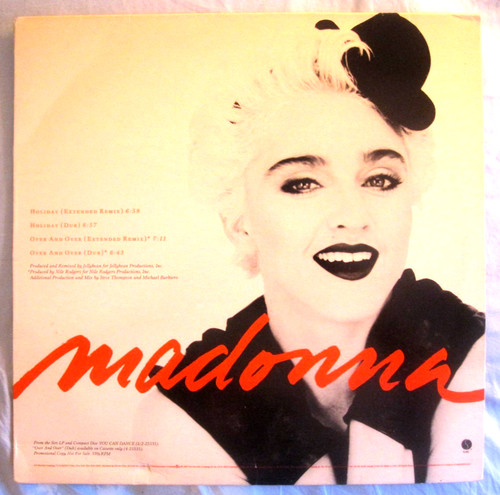 Madonna rare vinyl promo - 12",
