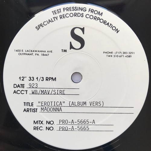 Madonna erotica ultra rare - –,