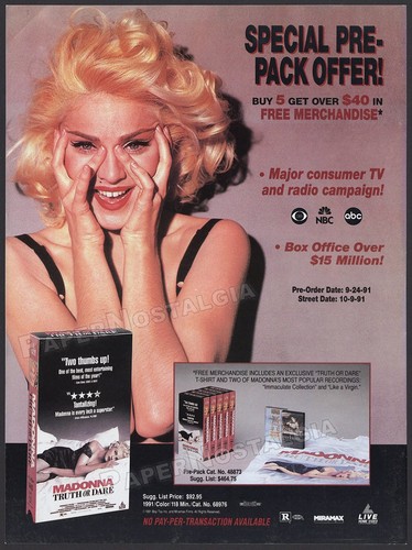 Madonna truth dare - or,